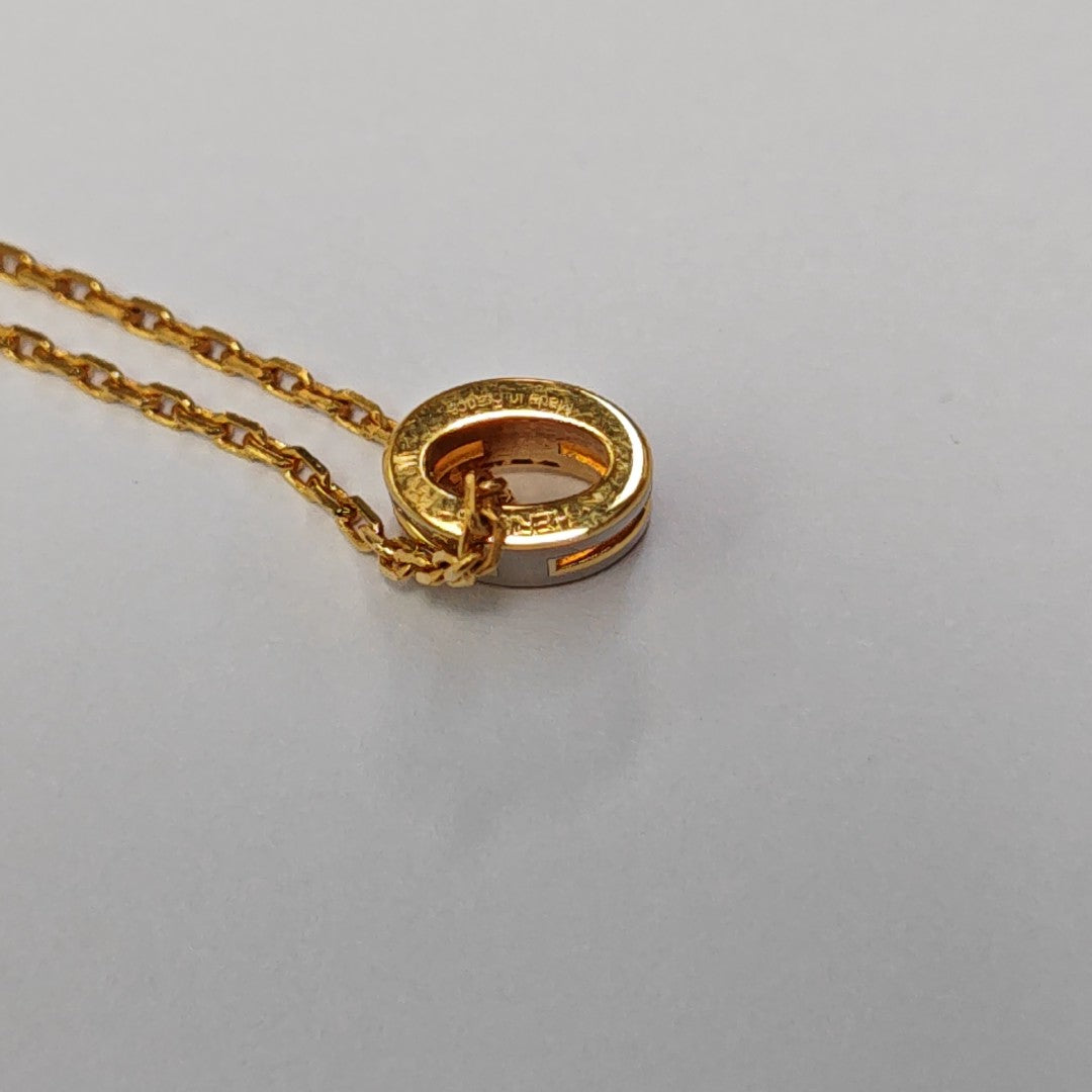 Pop H Metal Gold Necklace