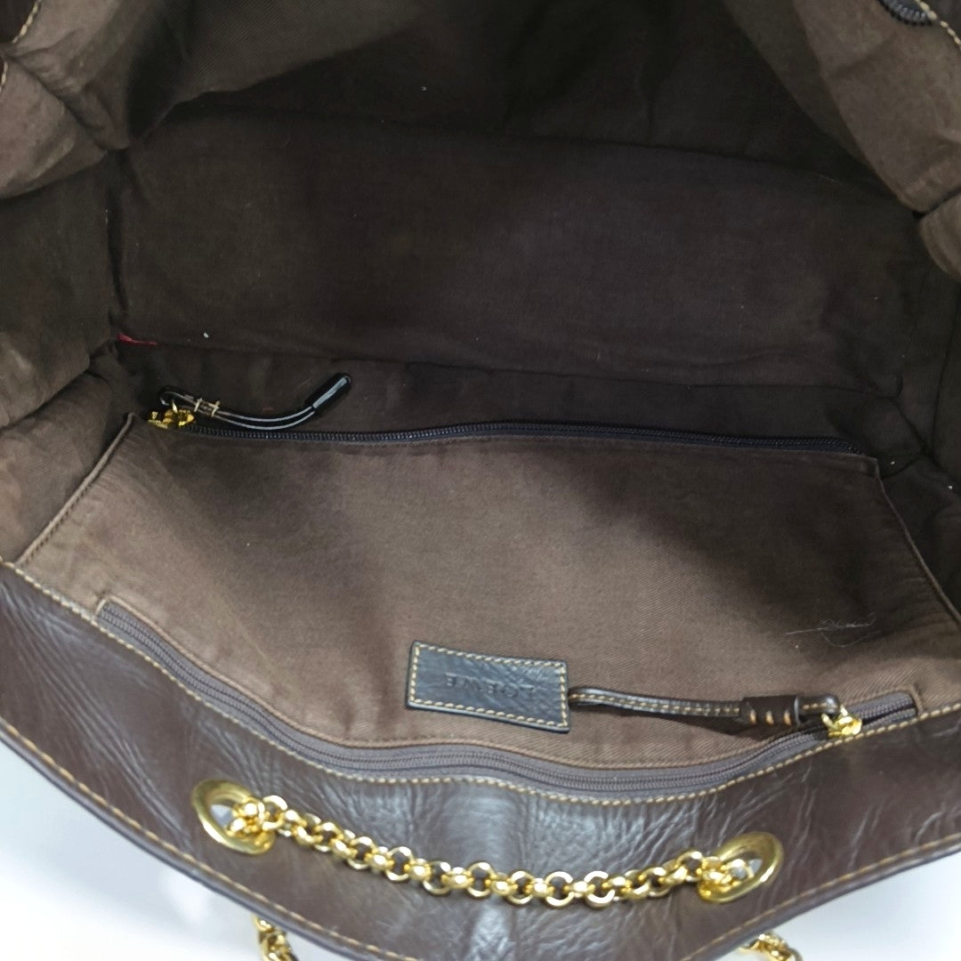 Calfskin Tote Bag Brown