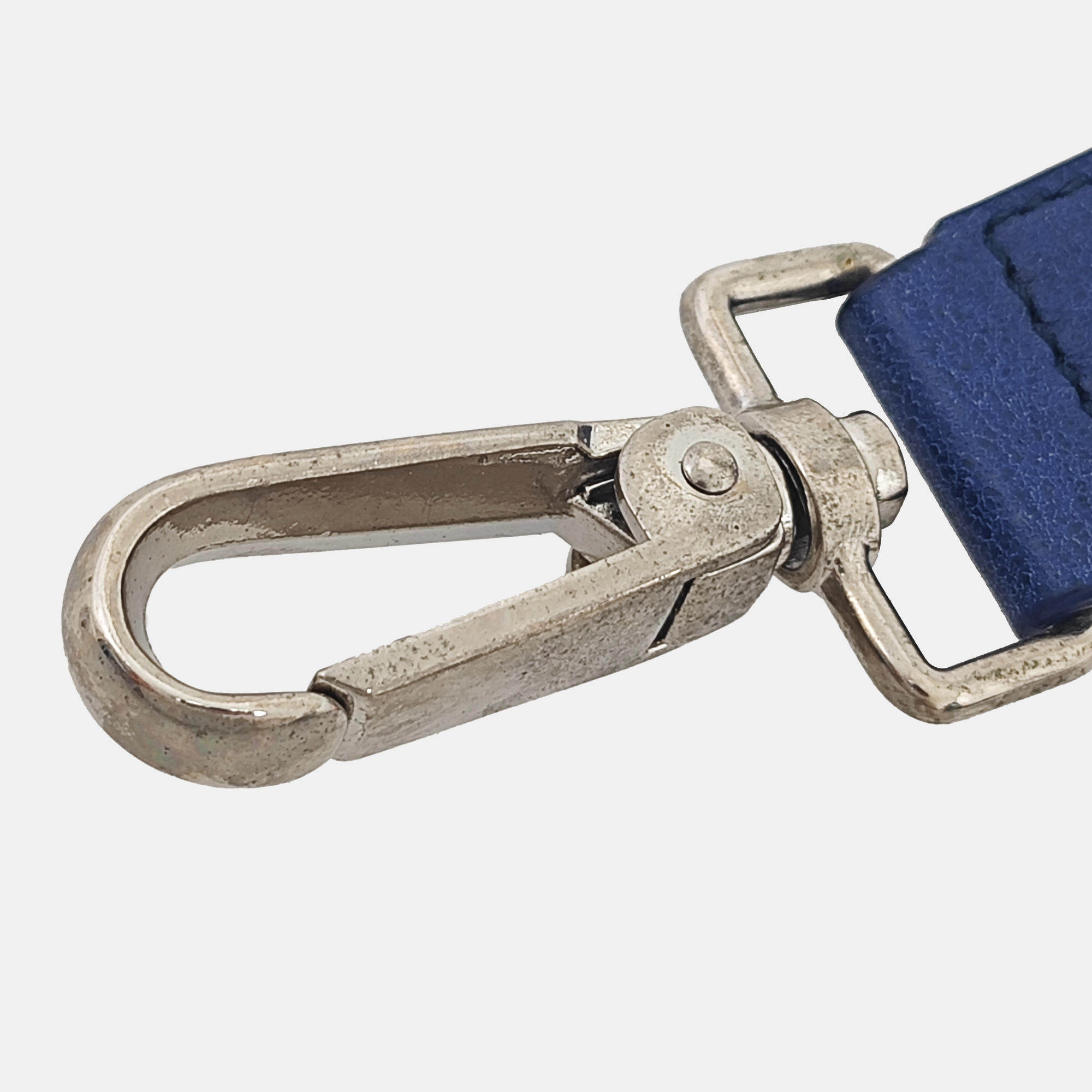 Leather Bag Strap Blue