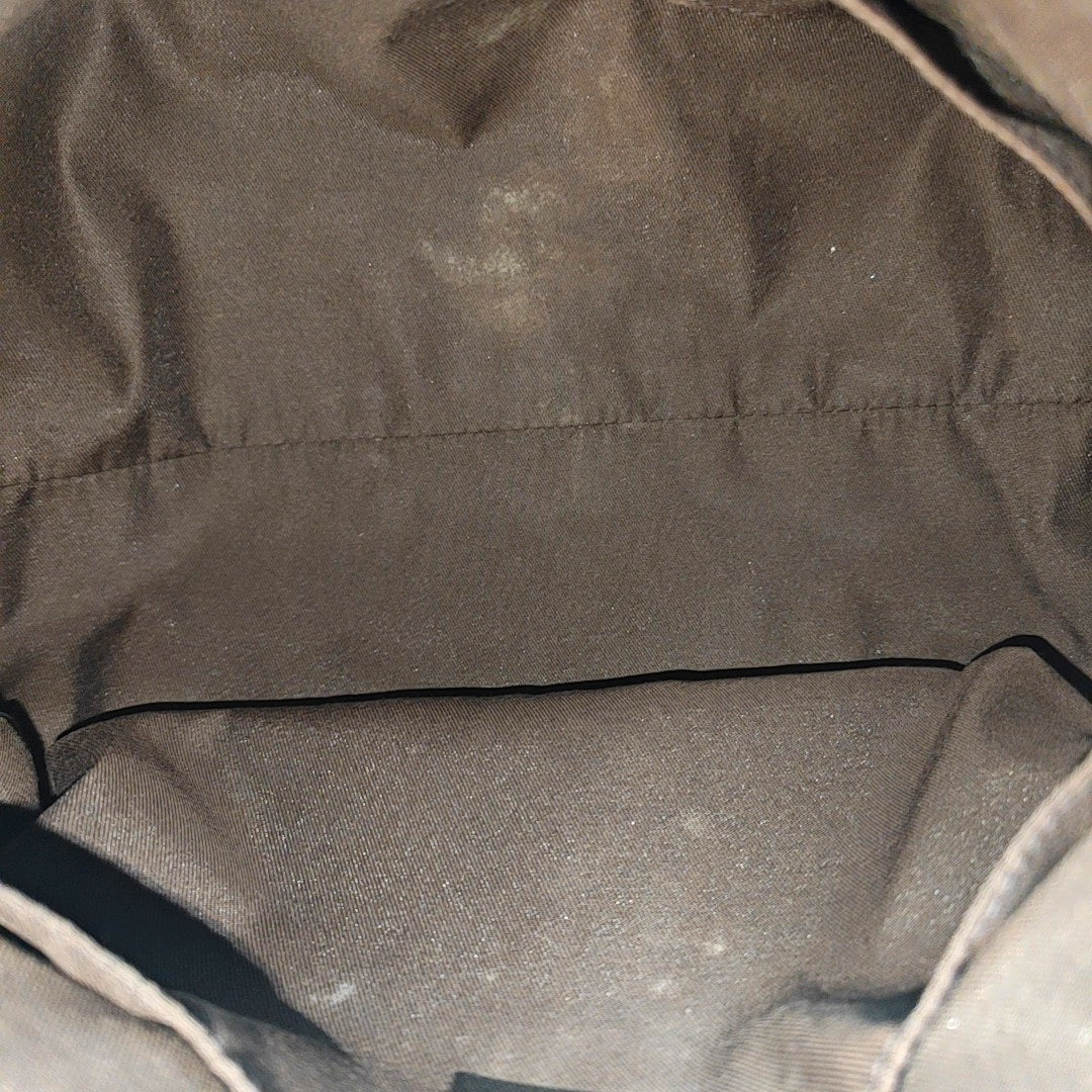 Monogram Canvas Top Handle Bag Brown