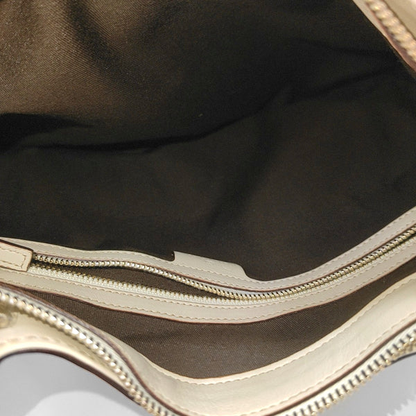 Calfskin Shoulder Bag White