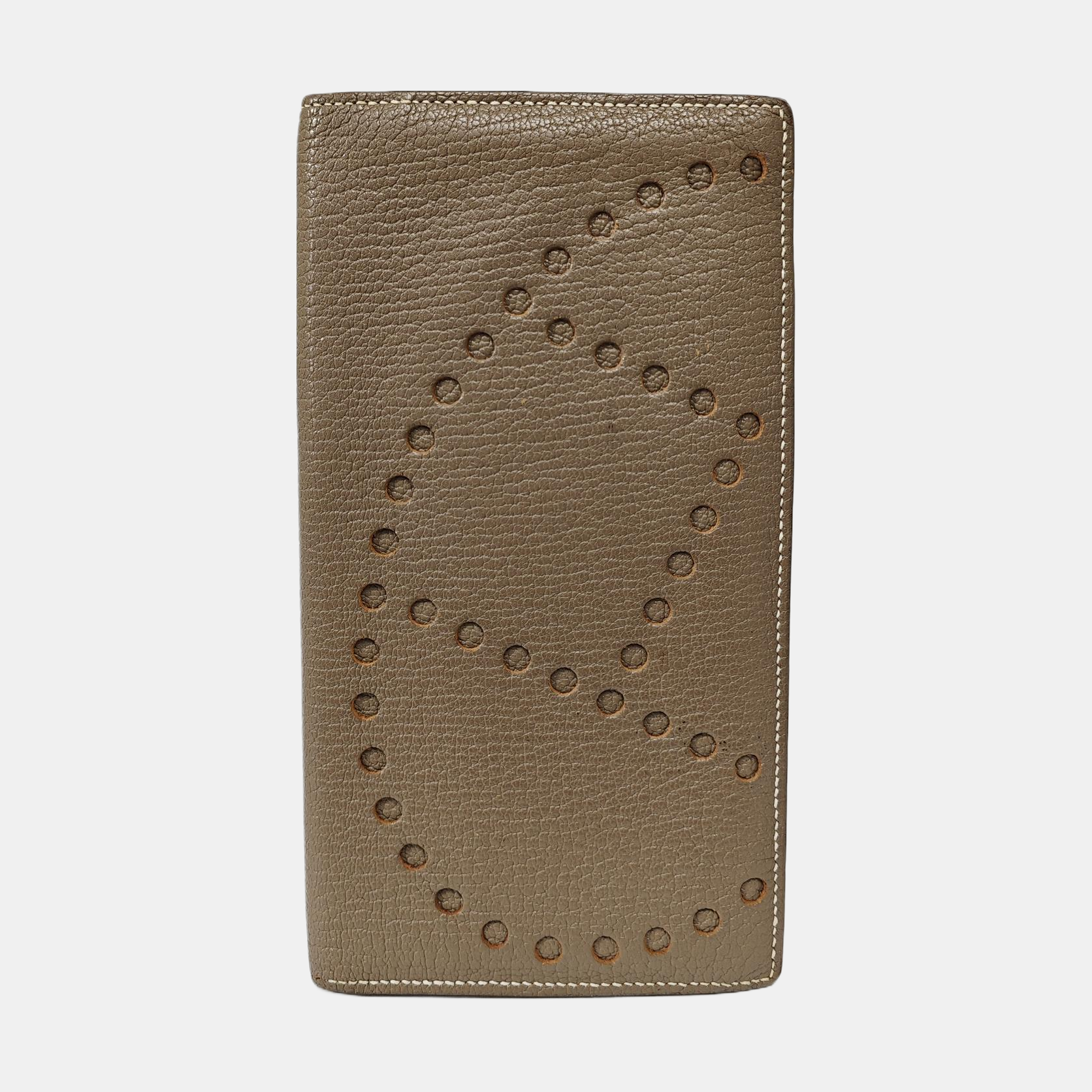 Evelyne Chèvre Mysore Gray Wallet