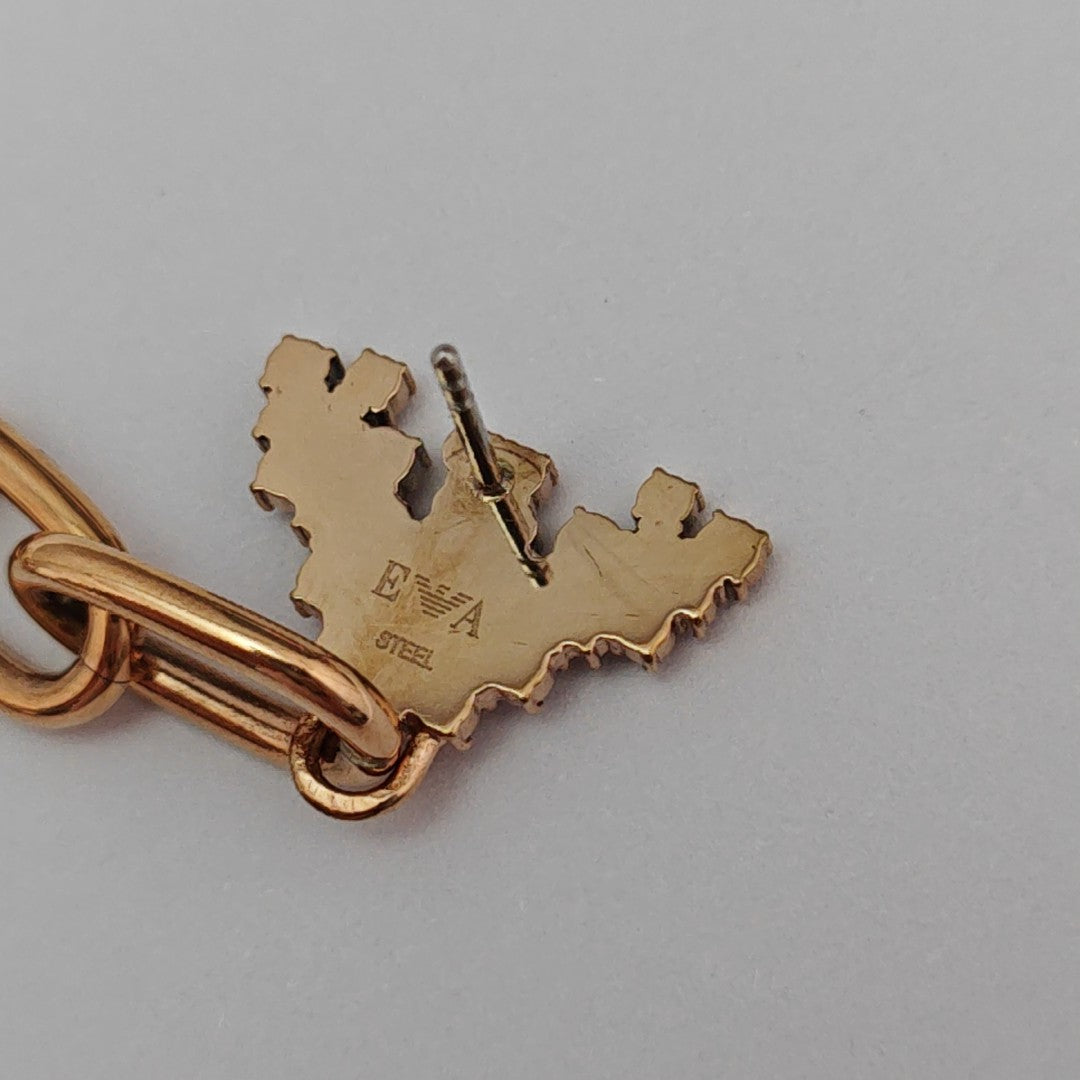 Stainless Steel Rose Gold Earrings