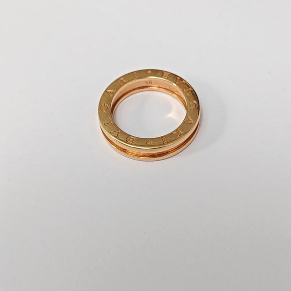 B.ZERO1 18k Rose Gold Ring EU 50