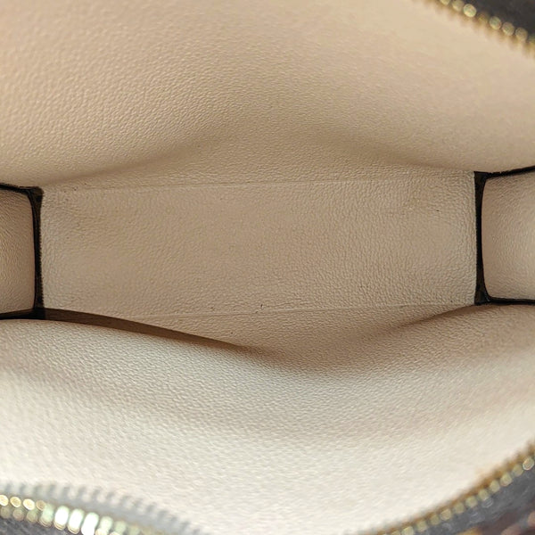 TOILET POCKET 19 Monogram Coated Canvas Brown