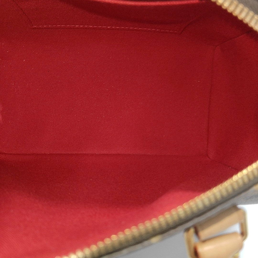 SPEEDY 20 Monogram Coated Canvas Brown