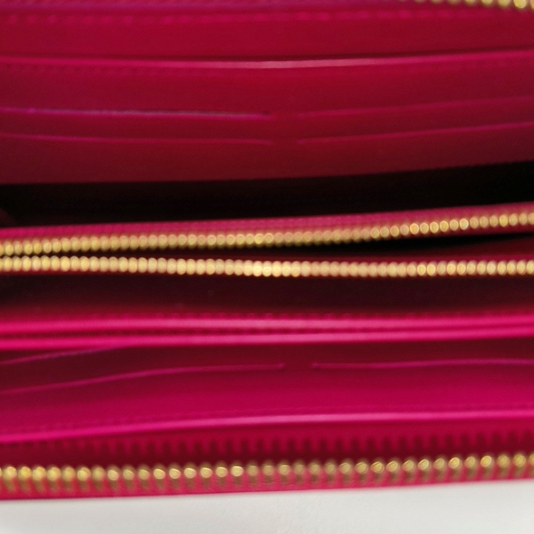 ZIPPY Patent Leather Red Wallet