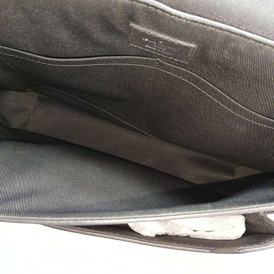 TAIGARAMA Monogram Coated Canvas Black