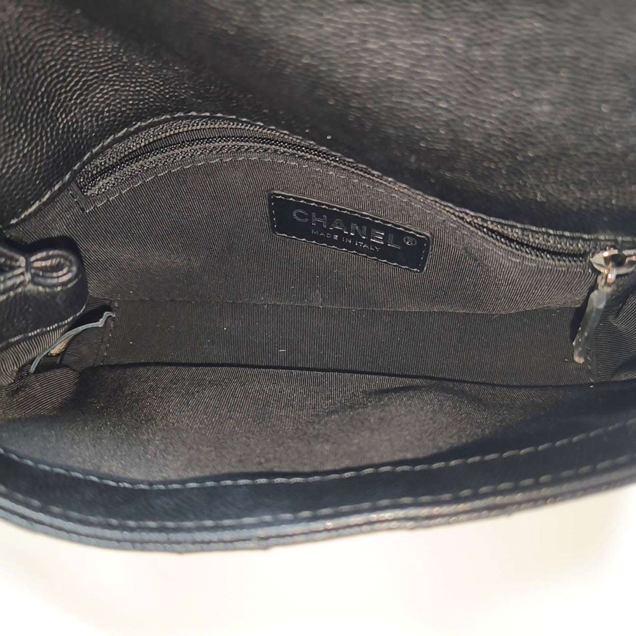 My Everything Flap Quilted Grained Calfskin Black