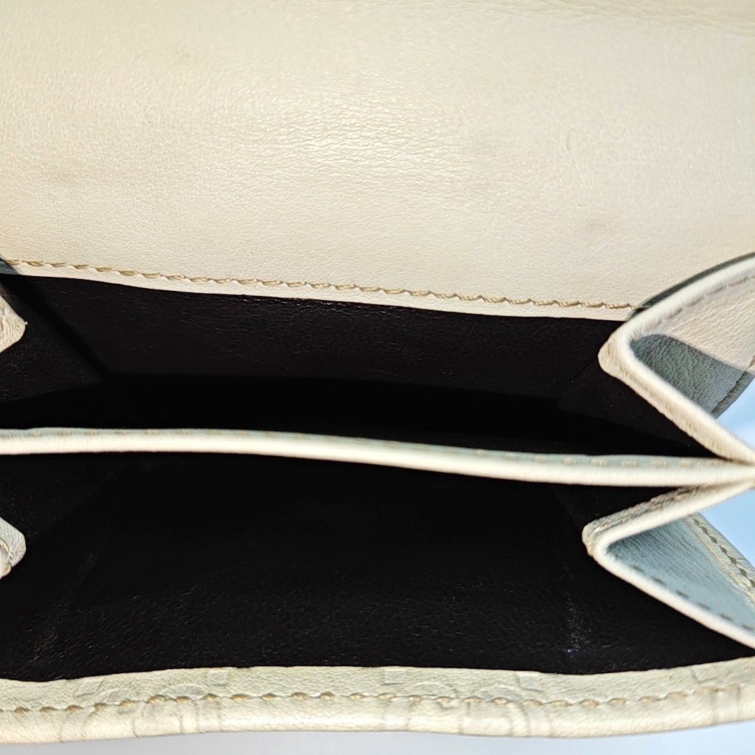 Lovely Monogram Calfskin Beige Wallet