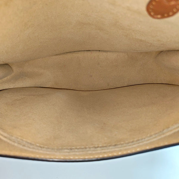 BEAUMARCHAIS Damier Ebene Coated Canvas Brown