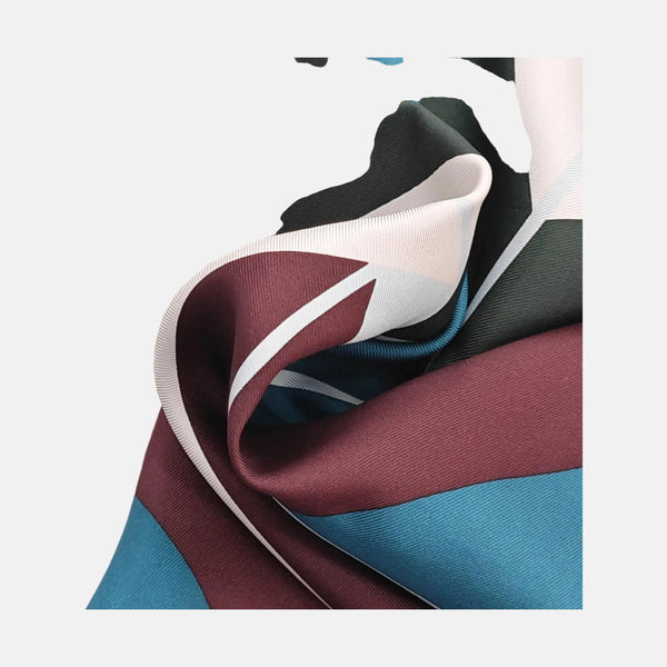 Mulberry Silk Silk Scarf Multicolor