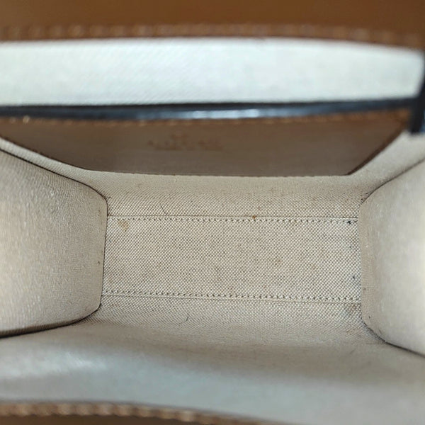 Retro Mini Monogram Coated Canvas Beige