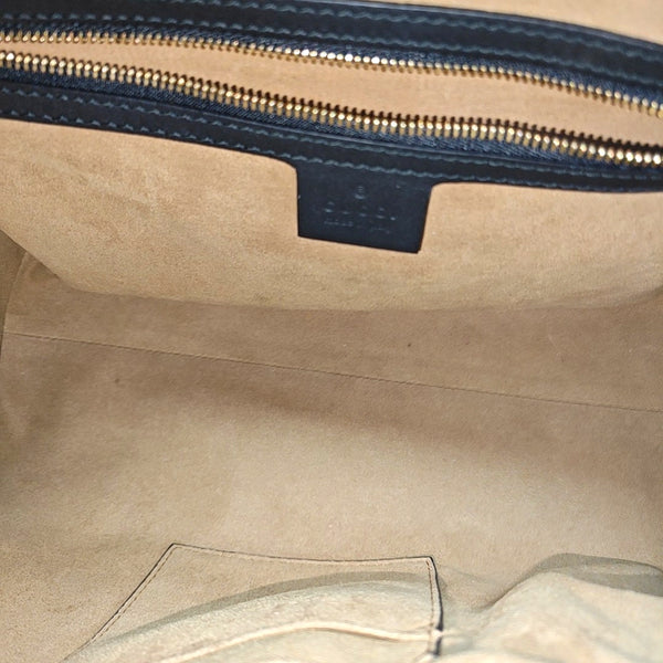 Padlock Medium Monogram Coated Canvas Beige