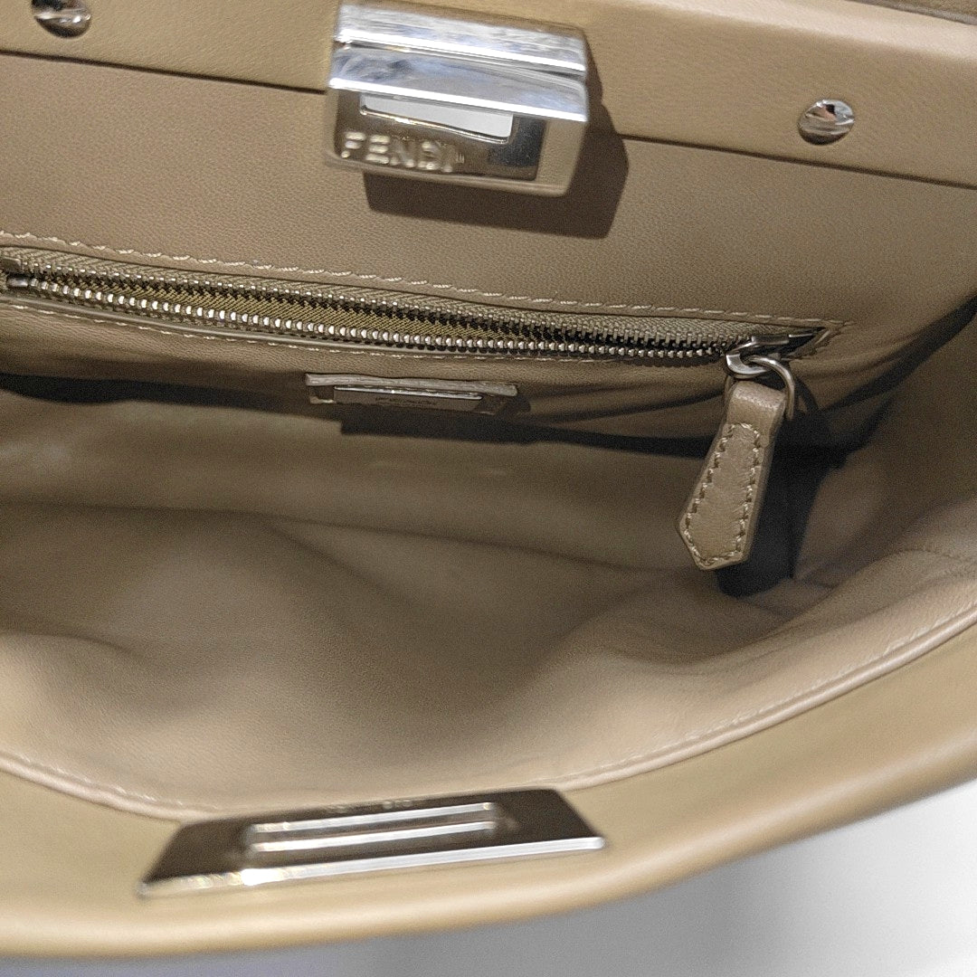 Peekaboo Mini Lambskin Gray