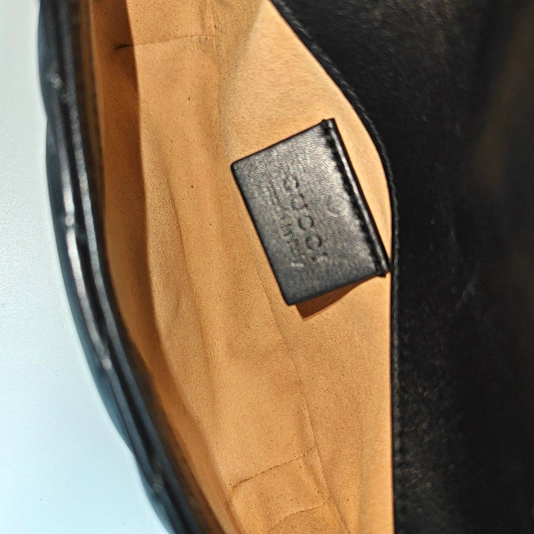 GG Marmont Mini Quilted Calfskin Black