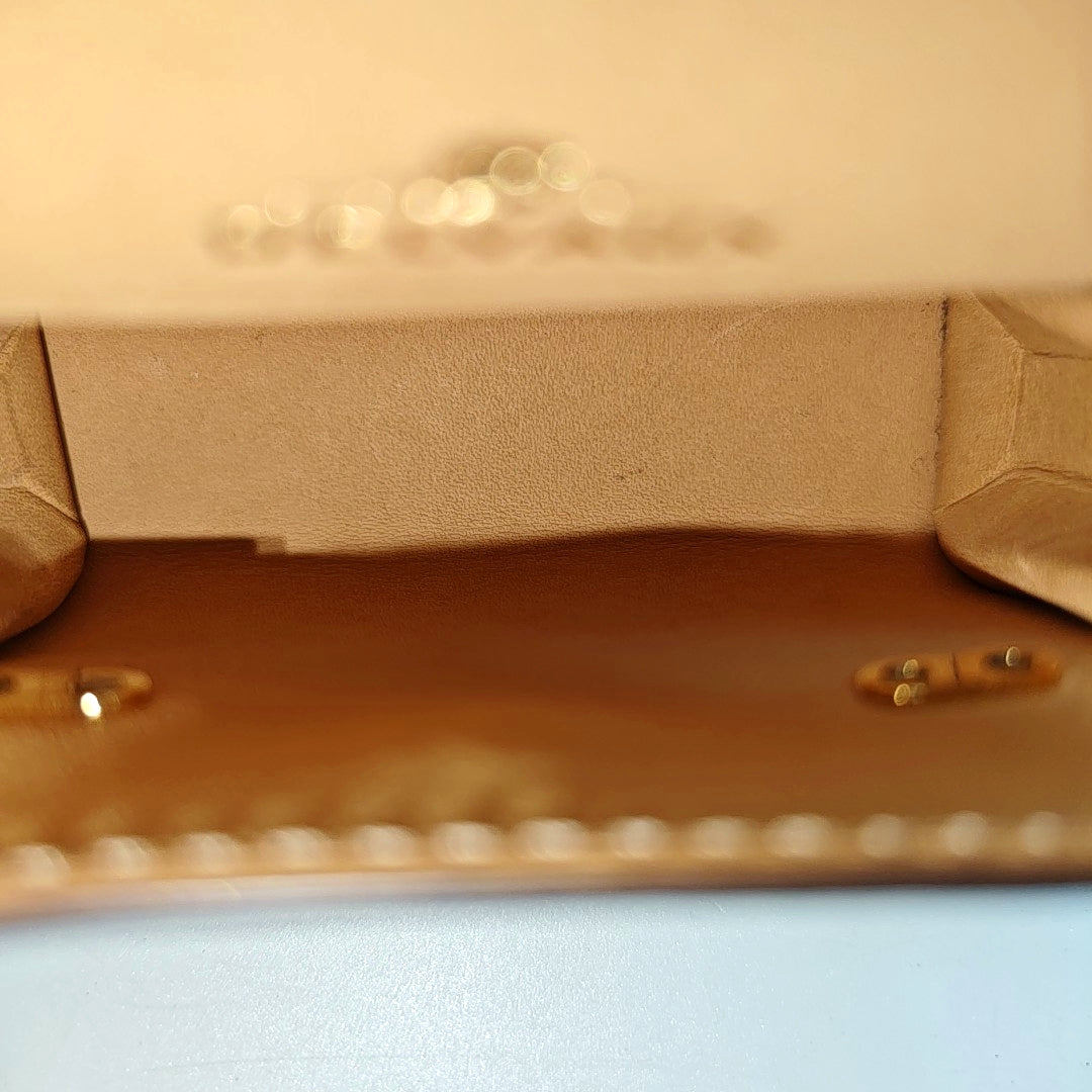 Tempête Leather Yellow Coin Purse