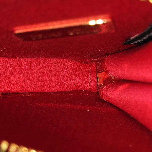 Quilted Lambskin Shoulder Bag Red