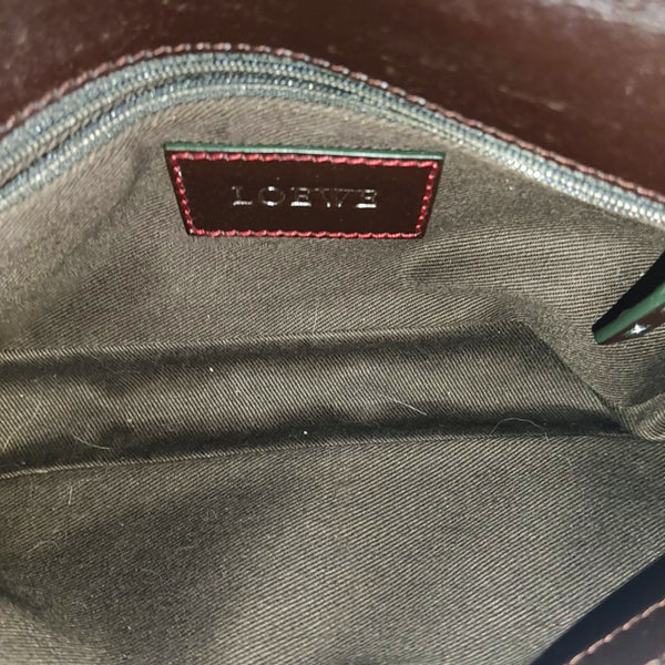 Monogram Coated Canvas Shoulder Bag Red