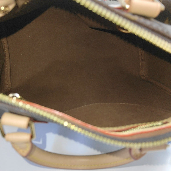 SPEEDY 25 Monogram Coated Canvas Brown