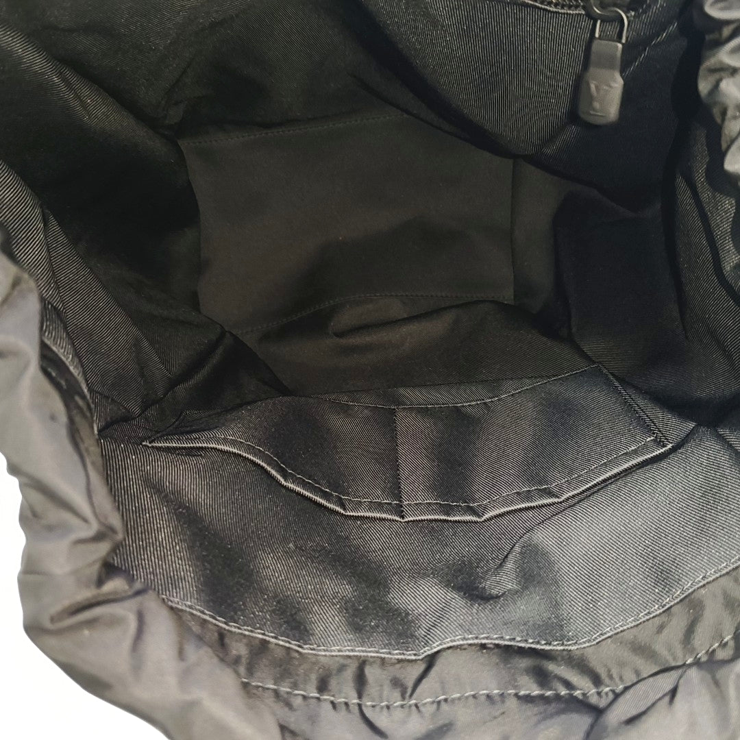 Monogram Calfskin Backpack Black
