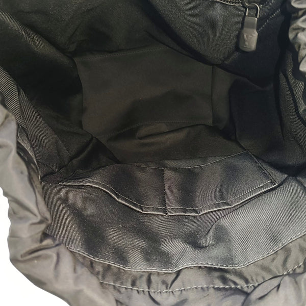 Monogram Calfskin Backpack Black