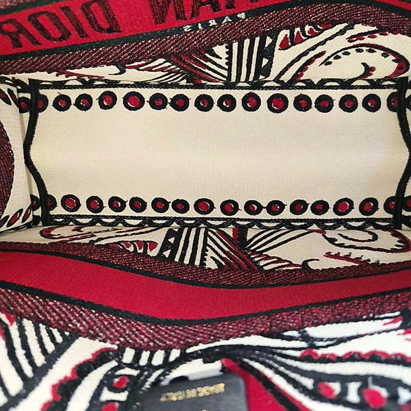 Book Tote Medium Canvas White