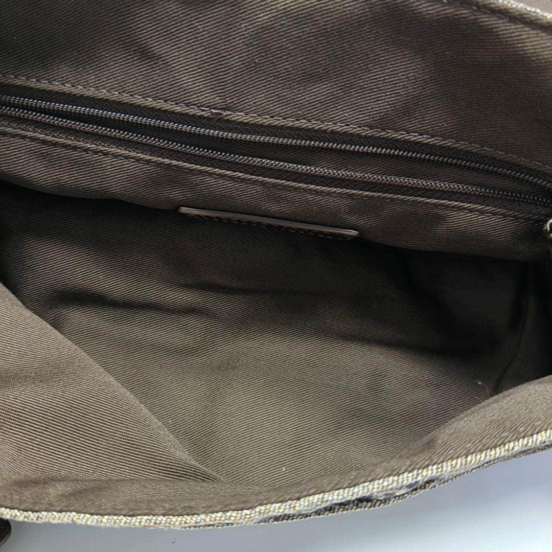 Canvas Shoulder Bag Brown