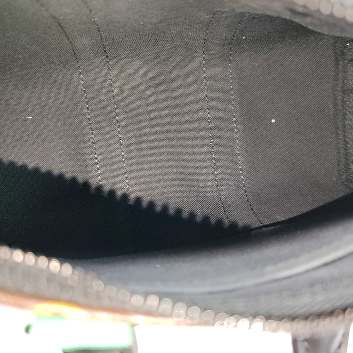 KEEPALL 25 Monogram Coated Canvas Brown