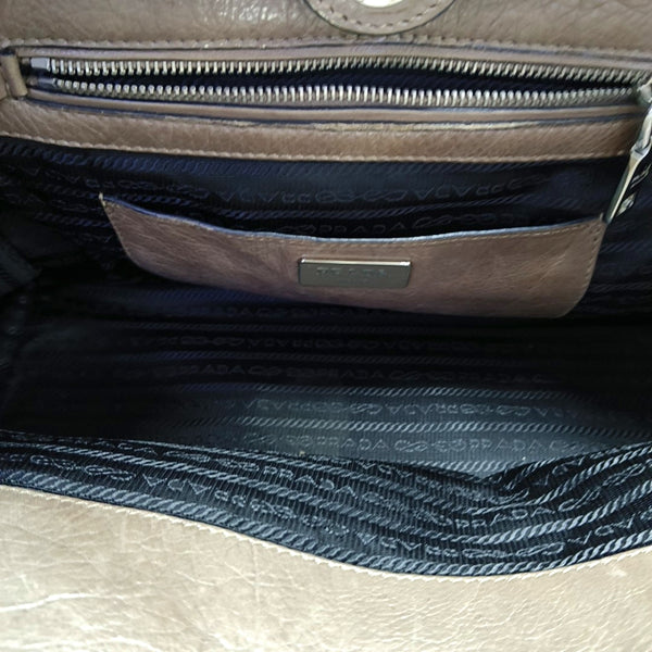 Calfskin Tote Bag Brown