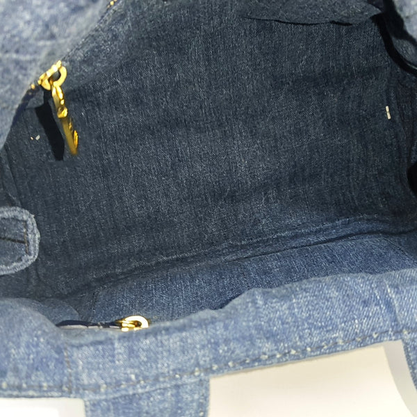 Denim Quilted Denim Blue