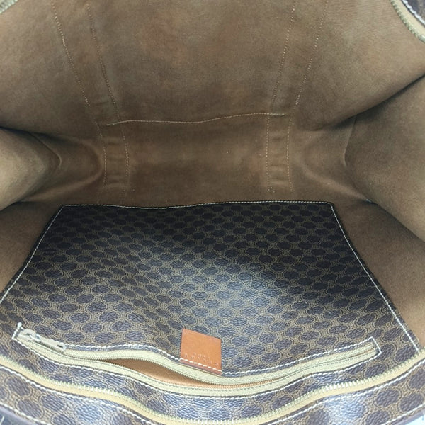 MACADAM SHOPPING BAG Coated Canvas Brown
