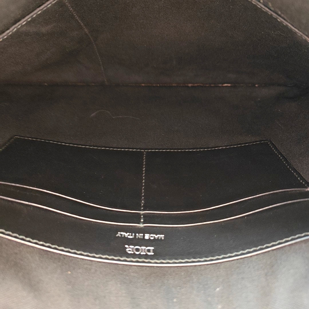 Calfskin Clutch Black