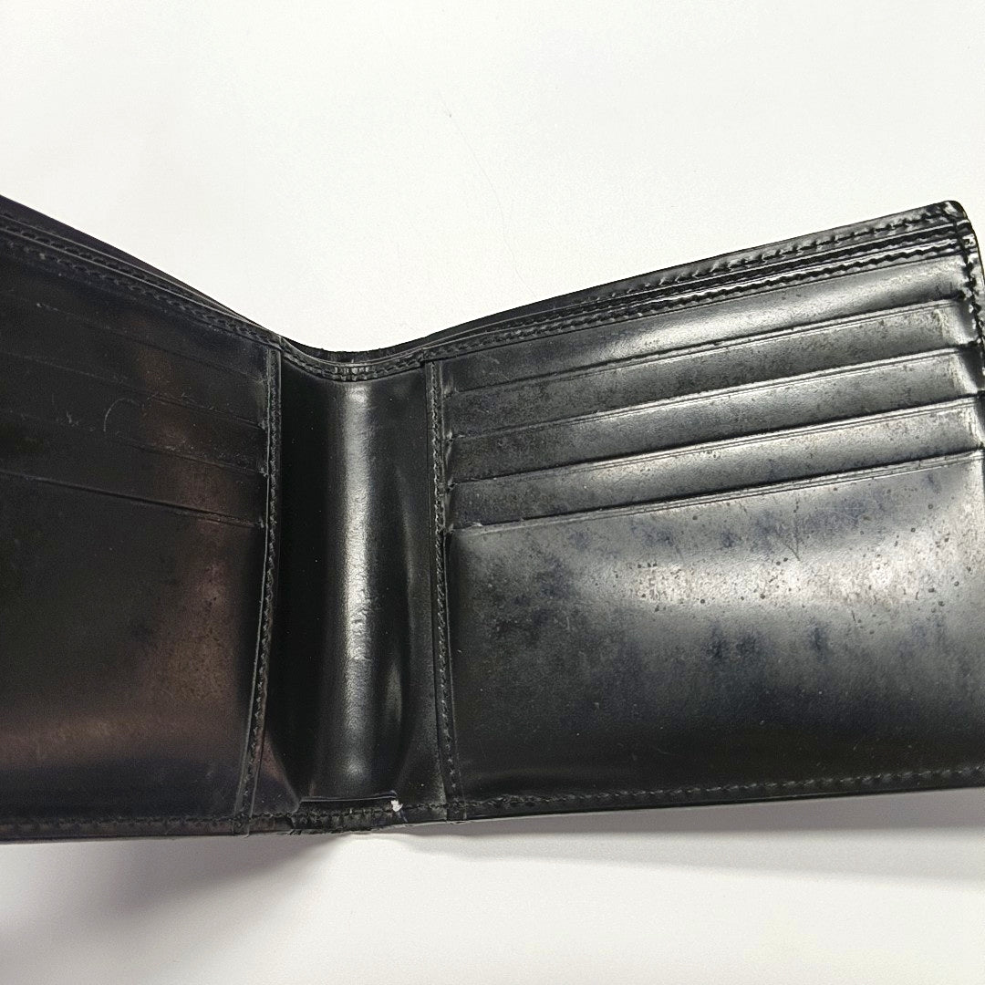 Patent Leather Wallet Black