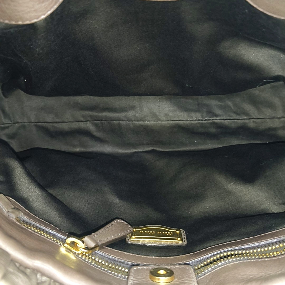 Calfskin Tote Bag Brown