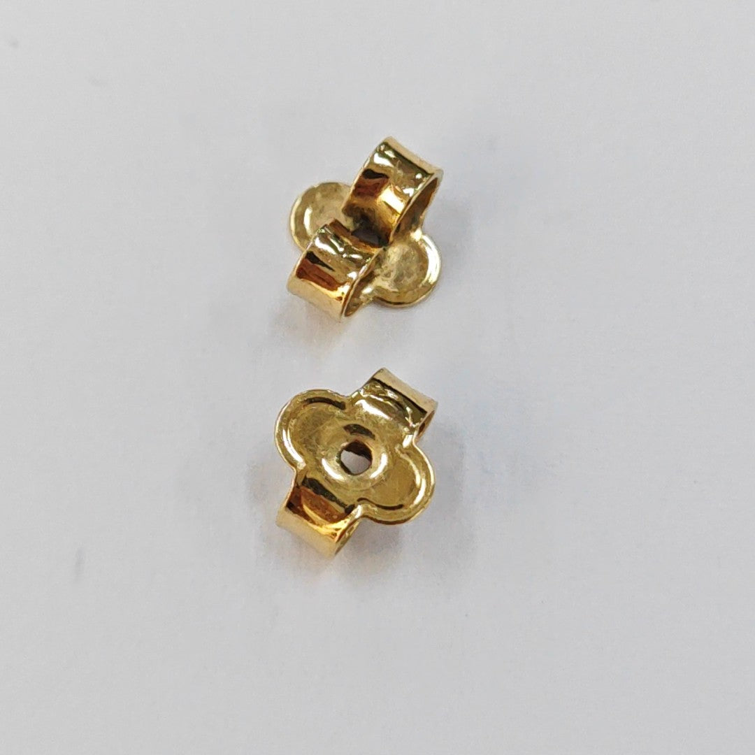 Metal Gold Stud Earrings