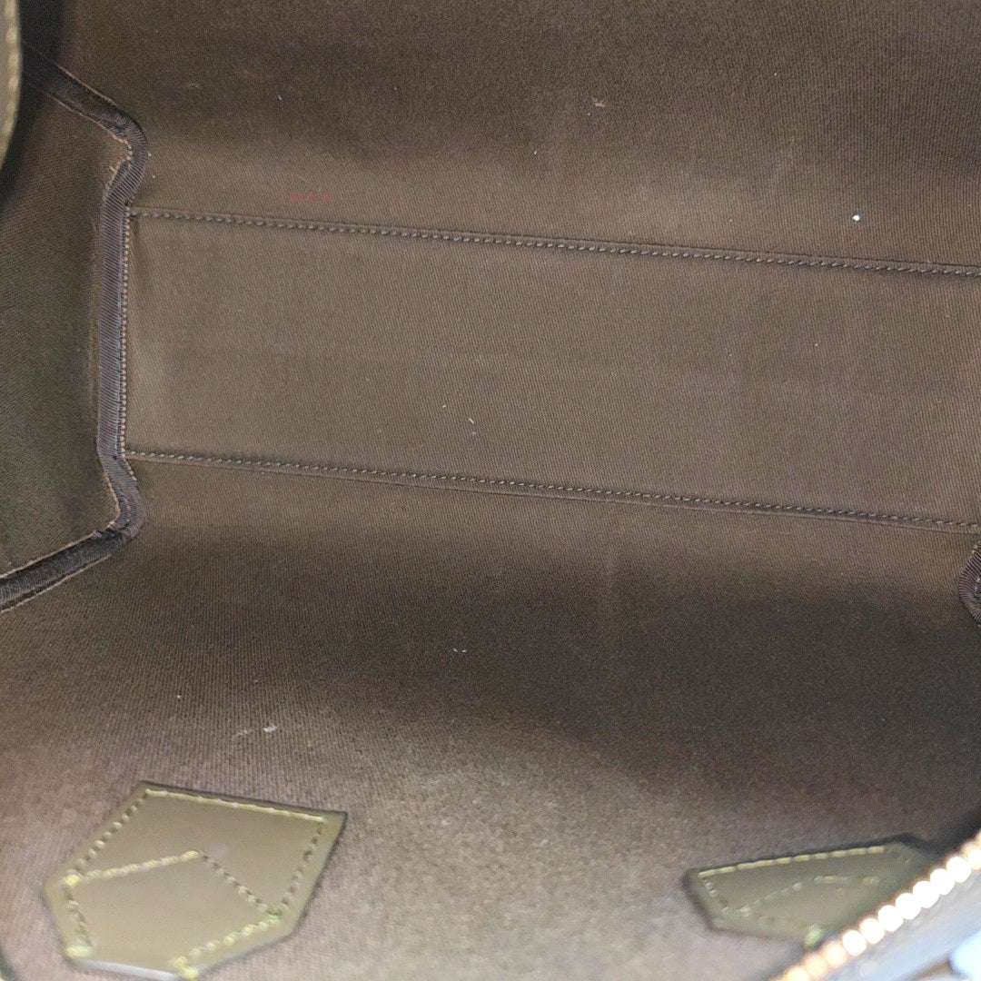 Boston Medium Coated Canvas Green