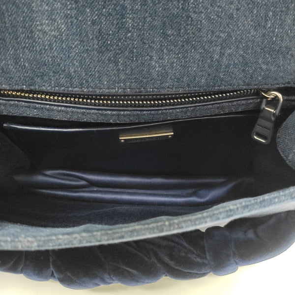 Denim Shoulder Bag Blue