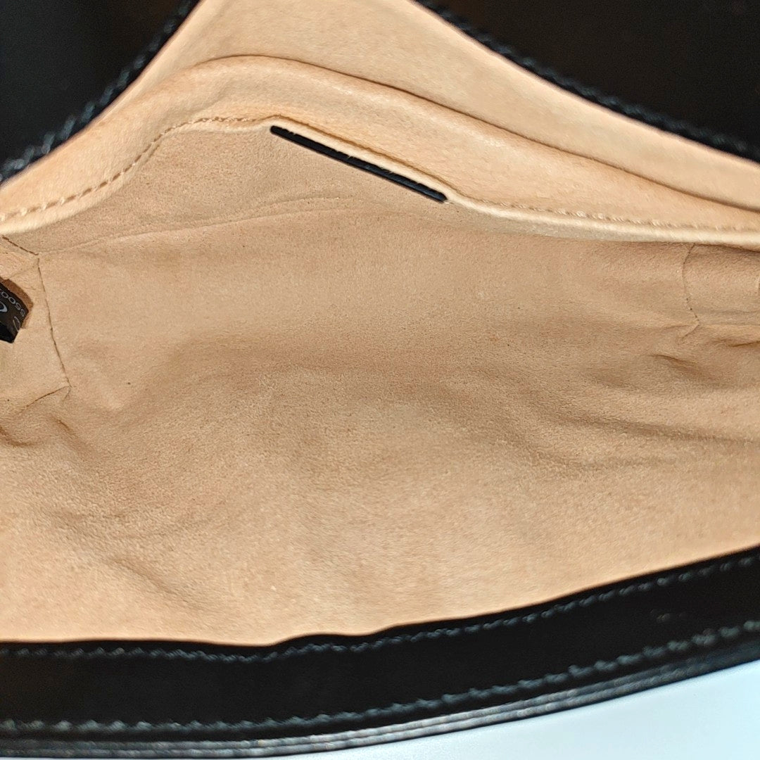 GG Marmont Small Quilted Calfskin Black