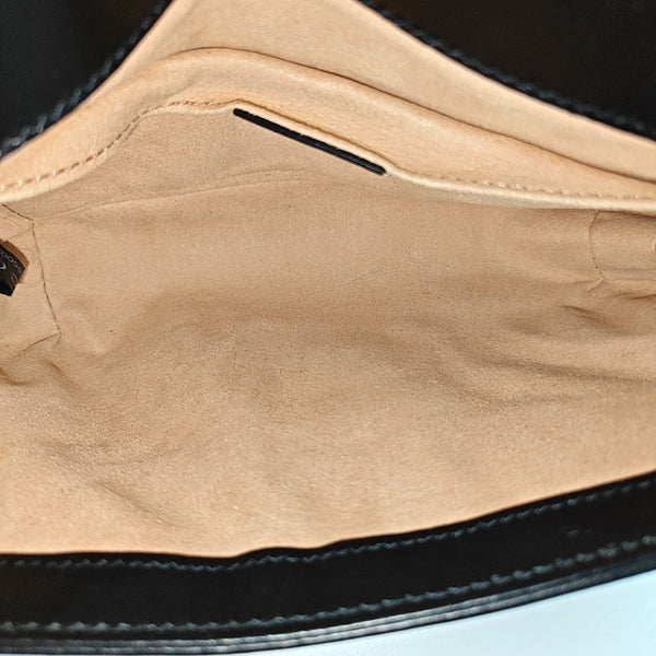 GG Marmont Small Quilted Calfskin Black