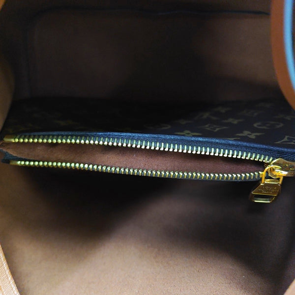 NÉONOÉ MM Monogram Coated Canvas Brown