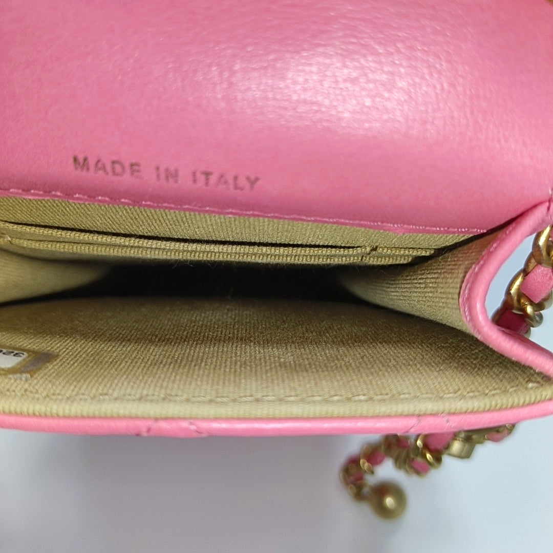 Quilted Lambskin Pink