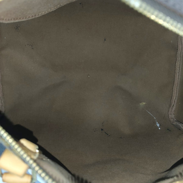 SPEEDY 30 Monogram Coated Canvas Brown
