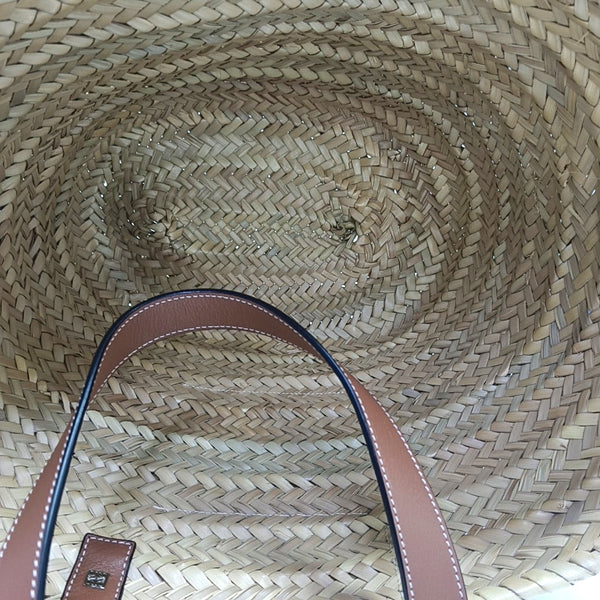 Basket Straw Beige