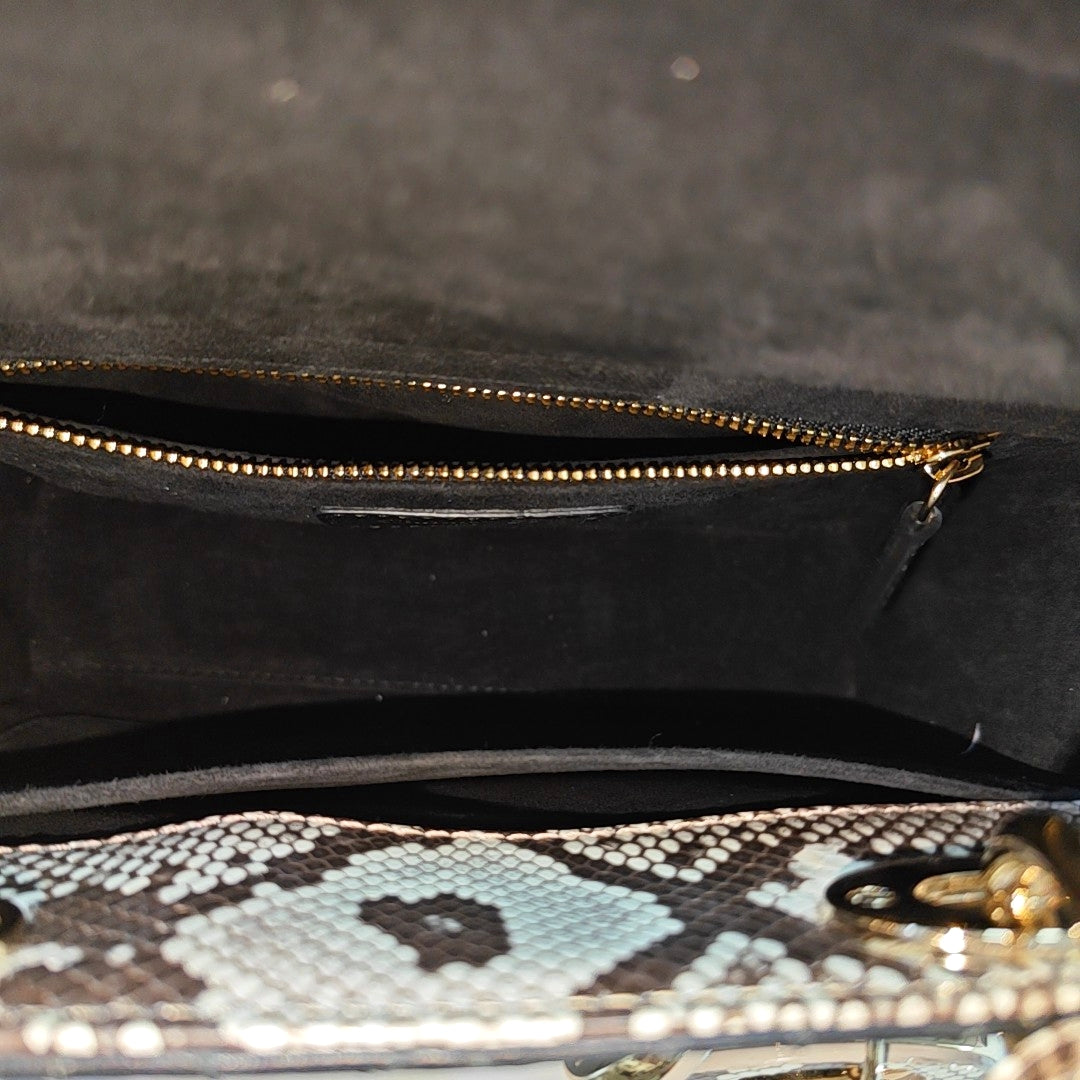 Lady Dior Small Quilted Lambskin Black