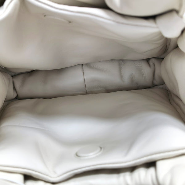 Lambskin Shoulder Bag White