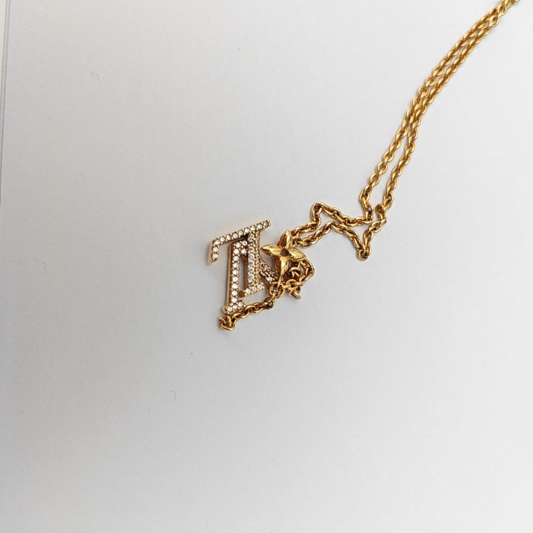 LV ICONIC Metal Gold Necklace