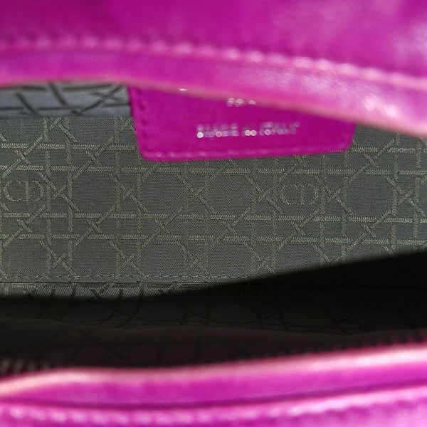 Lady Dior Medium Cannage Lambskin Red