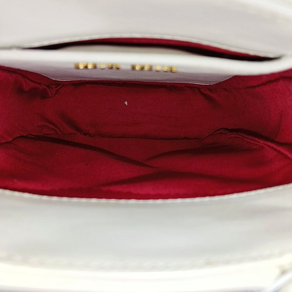 Quilted Calfskin Tote Bag White