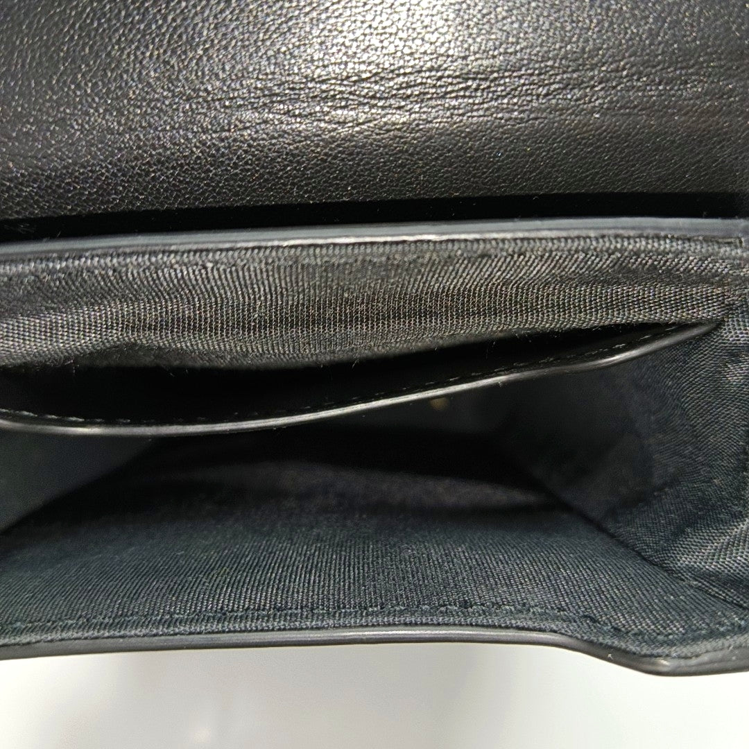 Lock Calfskin Black
